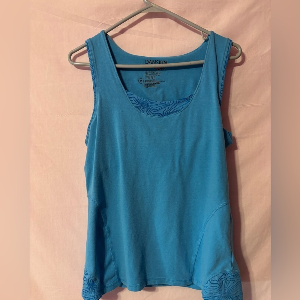 Danskin Women's Bright Blue Tank Top